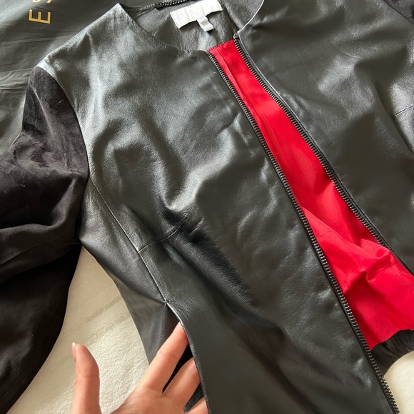 Escada Sport Lika Leather and Suede jacket - Picture 9 of 17